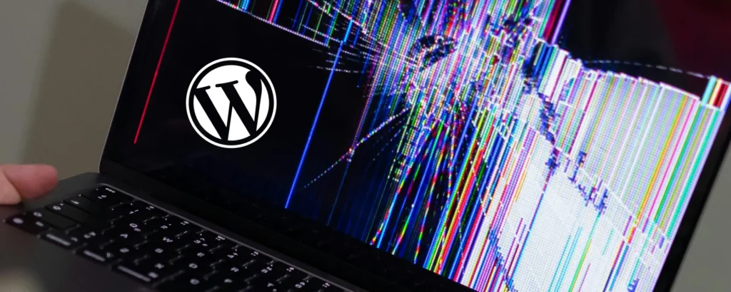 wordpress smashed laptop
